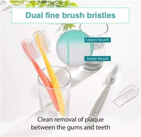 Wangta Soft Toothbrush, 6 Pack (Charcoal) – Best Manual Toothbrush for Maximum, Efficient Cleaning and Sensitive Gums and Teeth in Saudi Arabia