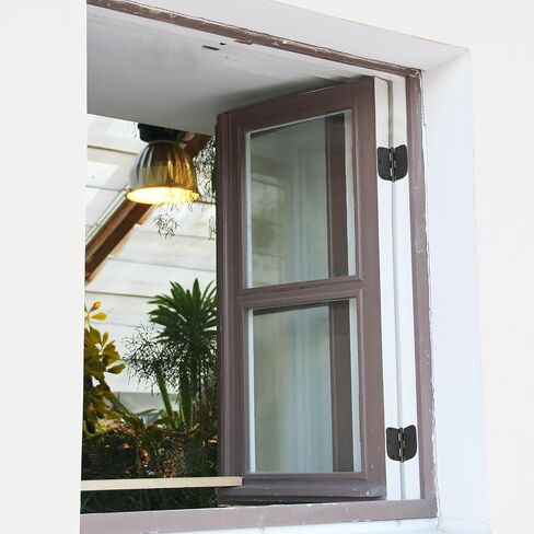 Matte Black Door Hinges 20 Pack 3x3 Inch Interior Door Hinges for Doors Rounded 5/8" Radius Corners Iron Hinge Door Round Hinge Hardware in Saudi Arabia
