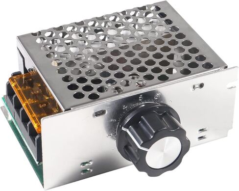 AC 220V 4000W High Power SCR Electronic Voltage Regulator 110V-220V Motor Speed Control Voltage Power Heat Regulator Governor Thermostat Dimmer(4000W) in Saudi Arabia