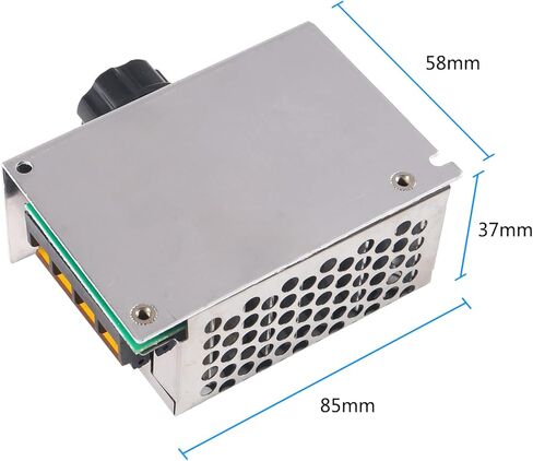 AC 220V 4000W High Power SCR Electronic Voltage Regulator 110V-220V Motor Speed Control Voltage Power Heat Regulator Governor Thermostat Dimmer(4000W) in Saudi Arabia