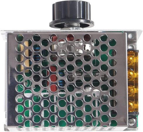 AC 220V 4000W High Power SCR Electronic Voltage Regulator 110V-220V Motor Speed Control Voltage Power Heat Regulator Governor Thermostat Dimmer(4000W) in Saudi Arabia