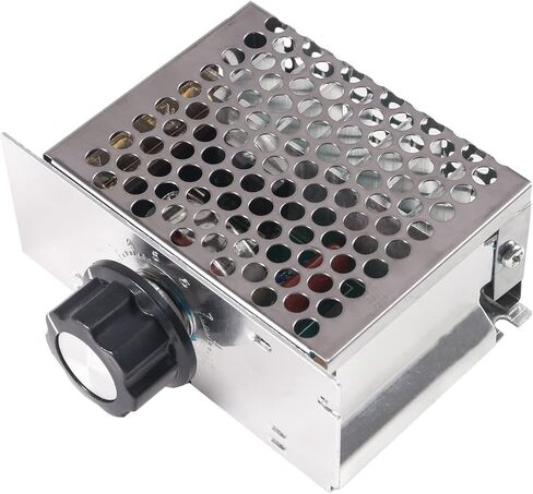 AC 220V 4000W High Power SCR Electronic Voltage Regulator 110V-220V Motor Speed Control Voltage Power Heat Regulator Governor Thermostat Dimmer(4000W) in Saudi Arabia