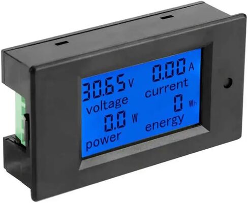 HiLetgo PZEM-051 DC Digital Ammeter Voltmeter DC6.5-100V 0-100A Multi-functional Voltage Current Power Energy LCD Display Meter with 100A Shunt Dual USB Cable in Saudi Arabia