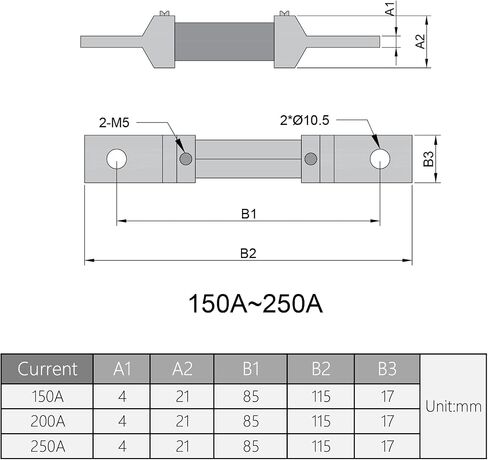 Fielect 75A 75mV DC Current Meter Shunt Resistor Resistance for DC Ammeter Shunt FL-2 1Pcs in Saudi Arabia