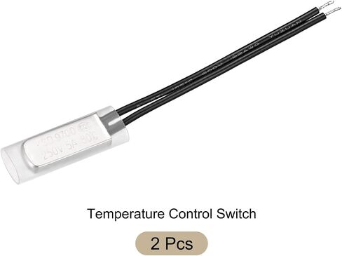 KSD9700 NC 110C Temperature Control Switch Thermostat Thermal Protector Switch - Normally Close/250V 5A/Metal/2Pcs in Saudi Arabia