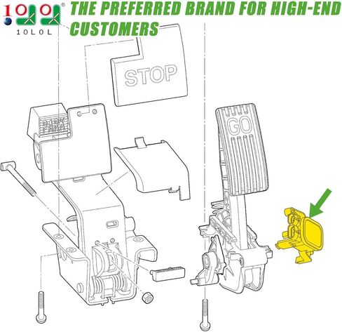 10L0L عربة جولف MCOR 4 مسرع الجهد الخانق لنادي السيارات السابقة DS Carryall 2012-UP 105116301، 2022 أحدث إصدار من المسرع وهو أكثر سلاسة in Kuwait