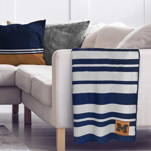 NCAA unisex-adult Acrylic Stripe Blanket in Saudi Arabia