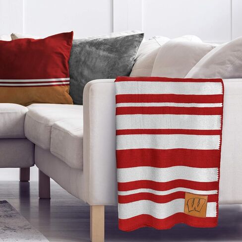 NCAA unisex-adult Acrylic Stripe Blanket in Saudi Arabia