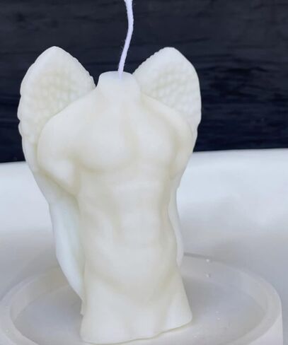 Body Winged Shaped Candles - 1 Pcs Body Handmade Soy Candle Female Man Body Shaped Candle - Winged Body Bust Candle - Woman Home Decoration for Bedroom Bathroom Aesthetic DecorationWinged Man Bust in Saudi Arabia