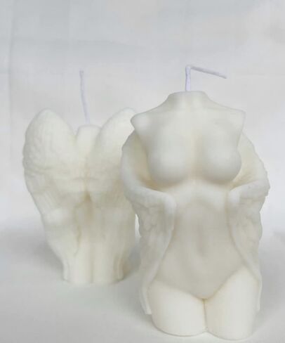 Body Winged Shaped Candles - 1 Pcs Body Handmade Soy Candle Female Man Body Shaped Candle - Winged Body Bust Candle - Woman Home Decoration for Bedroom Bathroom Aesthetic DecorationWinged Man Bust in Saudi Arabia