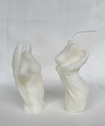Body Winged Shaped Candles - 1 Pcs Body Handmade Soy Candle Female Man Body Shaped Candle - Winged Body Bust Candle - Woman Home Decoration for Bedroom Bathroom Aesthetic DecorationWinged Man Bust in Saudi Arabia
