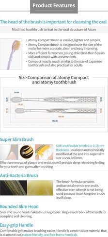 Atomy Compact Toothbrush (8 ea) in Saudi Arabia