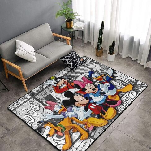 Cute Cartoon Area Rug Sofa Yoga Floor Door Mat Anime Carpet for Home Art Decor Teen Kids Game Living Room Bedroom (MK01, 36x24in(90x60cm)) in Saudi Arabia