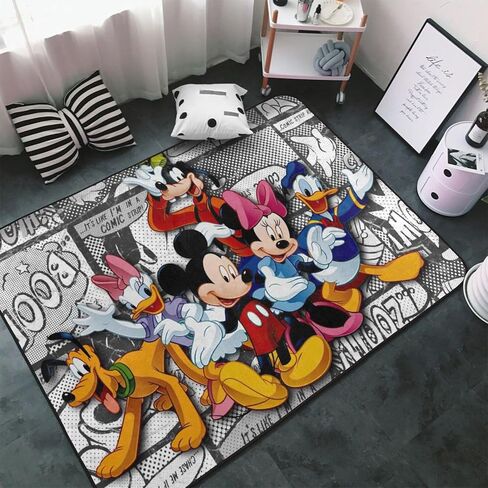 Cute Cartoon Area Rug Sofa Yoga Floor Door Mat Anime Carpet for Home Art Decor Teen Kids Game Living Room Bedroom (MK01, 36x24in(90x60cm)) in Saudi Arabia