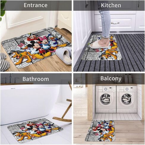 Cute Cartoon Area Rug Sofa Yoga Floor Door Mat Anime Carpet for Home Art Decor Teen Kids Game Living Room Bedroom (MK01, 36x24in(90x60cm)) in Saudi Arabia