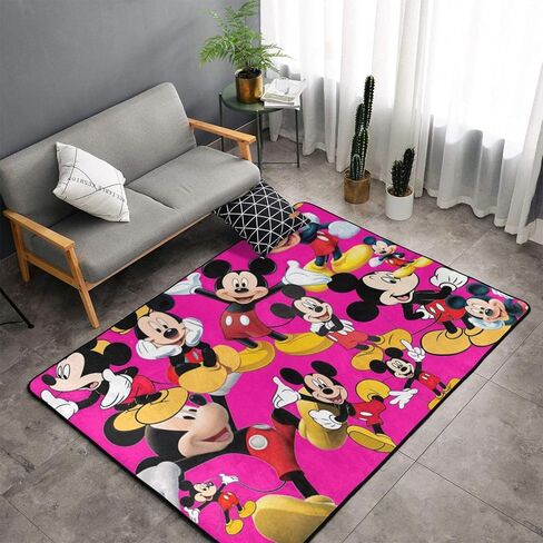 Cute Cartoon Area Rug Sofa Yoga Floor Door Mat Anime Carpet for Home Art Decor Teen Kids Game Living Room Bedroom (MK01, 36x24in(90x60cm)) in Saudi Arabia
