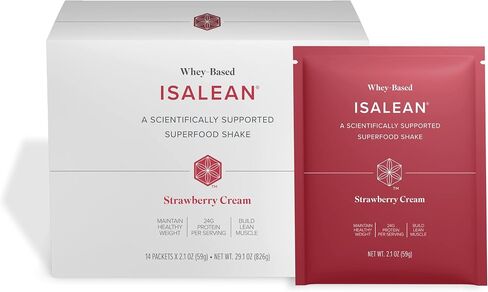 Isagenix IsaLean Shake - مخفوق البروتين البديل للوجبات يدعم الوزن الصحي ونمو العضلات - مسحوق البروتين المخصب بـ 23 فيتامين - الشوكولاتة الهولندية الكريمية، 30.1 أونصة (14 حصة) in Kuwait