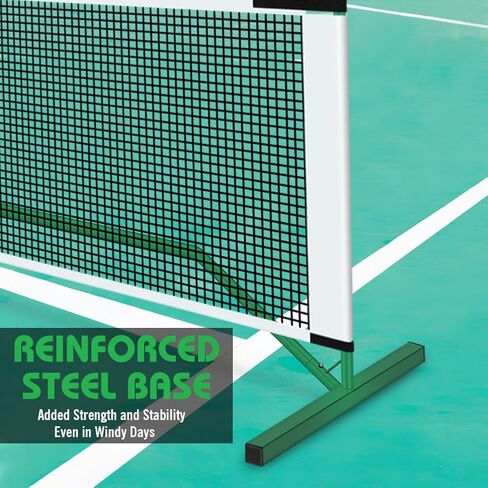 Pickleball Net, Pickleball Net For Driveway With Carrying Bag And Court Marker Tapes, 22ft Usapa Regulation Size Portable Pickleball Net, Steady Metal Frame For All-Weather Resistant Play In Backyards in Saudi Arabia