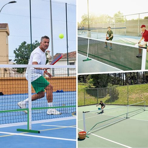 Pickleball Net, Pickleball Net For Driveway With Carrying Bag And Court Marker Tapes, 22ft Usapa Regulation Size Portable Pickleball Net, Steady Metal Frame For All-Weather Resistant Play In Backyards in Saudi Arabia