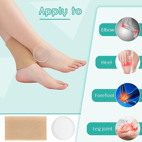 Sratte 4 Pcs Ankle Gel Sleeve Padded Socks Ankle Protector Gel Sleeve Socks Gel Pad Ankle Support Brace Pad Skateboard Accessories for Skating Riding Ankle Protection Foot Support Socks(Gourd) in Saudi Arabia