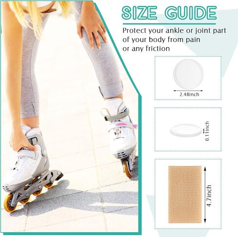 Sratte 4 Pcs Ankle Gel Sleeve Padded Socks Ankle Protector Gel Sleeve Socks Gel Pad Ankle Support Brace Pad Skateboard Accessories for Skating Riding Ankle Protection Foot Support Socks(Gourd) in Saudi Arabia