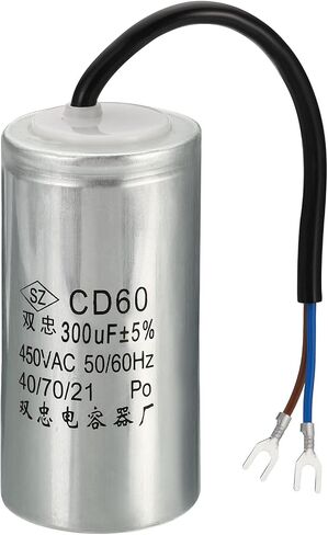 مكثف تشغيل PATIKIL CD60، 150 فائق التوهج 450VAC 2 سلكين 5% تسامح 50/60 هرتز مكثف بدء تشغيل المحرك لمحرك ضاغط الهواء يبدأ في التشغيل in Saudi Arabia