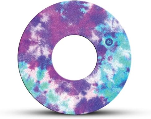 TieDye - Adhesive Patch for Libre 2 Sensor, Watertight, Freestyle Libre Transmitter, Peel Resistant, Hypoallergenic, freestyle libre 2 sensor Cartoons Pack of 5(freestyle libre) Pink in Saudi Arabia