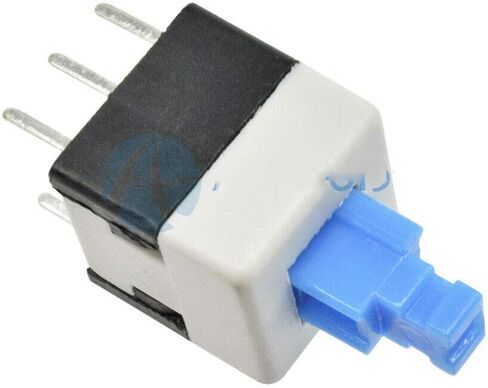 50 قطعة 8 × 8 مللي متر غطاء ذاتي القفل من النوع المربع الأزرق زر التحكم في التبديل in Kuwait