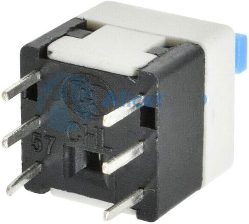 50 قطعة 8 × 8 مللي متر غطاء ذاتي القفل من النوع المربع الأزرق زر التحكم في التبديل in Kuwait