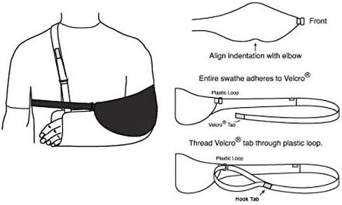 Ultimate Arm Sling - Arm Sling for Men & Women to Support Shoulder, Elbow, or Wrist Injury - Arm Immobilizer, Shoulder Stabilizer & Rotator Cuff Support - Adult in Saudi Arabia