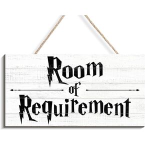 COLOR VALLEY ART علامات منزلية خشبية لغرفة متطلبات ديكور الباب - لوحة معلقة على الحائط (6 × 12 بوصة، أبيض) in Kuwait