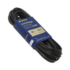 16/2 Low Voltage Landscape Lighting Wire - 50 Feet - Weatherproof Outdoor Underground Direct Burial Stranded Cable for Spotlight, Pathway Lights and More - ETL Listed