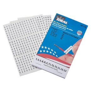 Ideal 44-110 1-1/2 Inch Length,-40-180 deg F Temperature Rating Wire Marker B, N/A