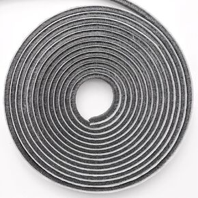Weather Stripping Brush Seal for Windows and Doors, Single-Sided Adhesive Seal Strip (Gray, 11/32 ln x 9/16 ln x 33ft)