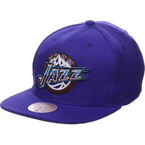 Mitchell & Ness Utah Jazz Purple Team Ground 2.0 Snapback HWC Cap Kappe Basecap