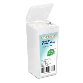 Practicon SmileGoods Sponge Dental Floss, 200 Yards, Mint