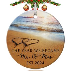 Engagement Gifts for Couples,Our Adventure Always Newly Engaged Ornament 2024 Personalized Wedding,Bridal Shower,First Married Gift,Engaged Keepsake for Her Women Friends Bride to be Newlyweds