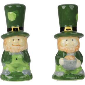 Dol Leprechaun Salt & Pepper Shaker Set- St. Patrick's Day Decor