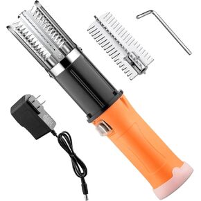 Electric Fish Scaler Remover Cordless, Scaler, Scraper, Battery Operated Cleaner Waterproof Design Seafood Tools with Extra Stainless Cutter Head