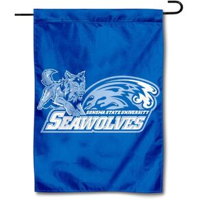 Sonoma State Seawolves Garden Flag and Yard Banner