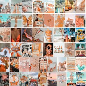 Michgar Retro 80s Wall Collage Kit 50 Set 4''x6''Prints Aesthetic Pictures Aesthetic Room Decor, Retro Room Decor for Girls and boys, Wall Collage Kit,Photo Wall,VSCO Room Decor Aesthetic Posters