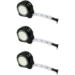 FastCap PSSP-FLAT16 ProCarpenter Flatback Story Pole 16' Standard Measuring Tape, 3-Pack