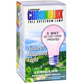 Lumiram Full Spectrum 3 Way 50/100/150 Watts Frosted Light Bulb