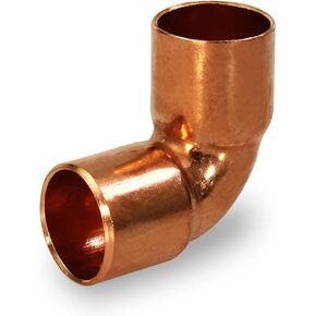 DDMO0100 90 Degree Short radius elbow fitting, 1, Copper