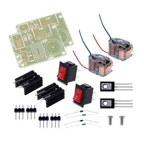 2Pcs 15KV Arc Ignition Coil Module DIY Kit 3.7V High Voltage Inverter Generator Spark