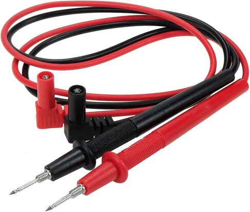 2 Pairs Voltmeter Test Cable 1000V Right Angle Banana Connector to Pointed Test Probe Multimeter 2.7Ft in Saudi Arabia