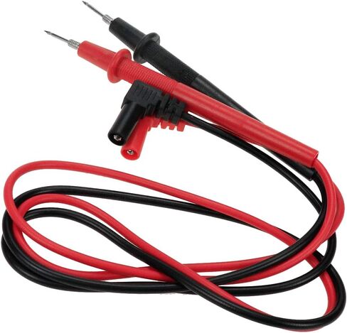 2 Pairs Voltmeter Test Cable 1000V Right Angle Banana Connector to Pointed Test Probe Multimeter 2.7Ft in Saudi Arabia