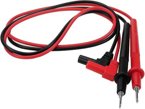2 Pairs Voltmeter Test Cable 1000V Right Angle Banana Connector to Pointed Test Probe Multimeter 2.7Ft in Saudi Arabia