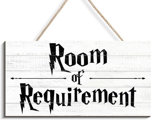 COLOR VALLEY ART علامات منزلية خشبية لغرفة متطلبات ديكور الباب - لوحة معلقة على الحائط (6 × 12 بوصة، أبيض) in Kuwait