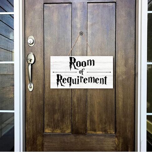 COLOR VALLEY ART علامات منزلية خشبية لغرفة متطلبات ديكور الباب - لوحة معلقة على الحائط (6 × 12 بوصة، أبيض) in Kuwait